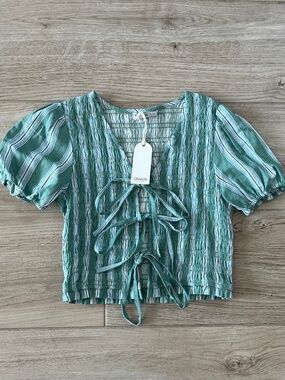 Ghanda Alex Shirred Top